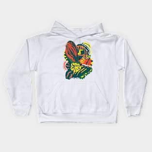 Cactus desert frenzy Kids Hoodie